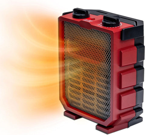 Comfort Zone Utility Space Heater with Foldable Handle