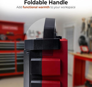 Comfort Zone Utility Space Heater with Foldable Handle
