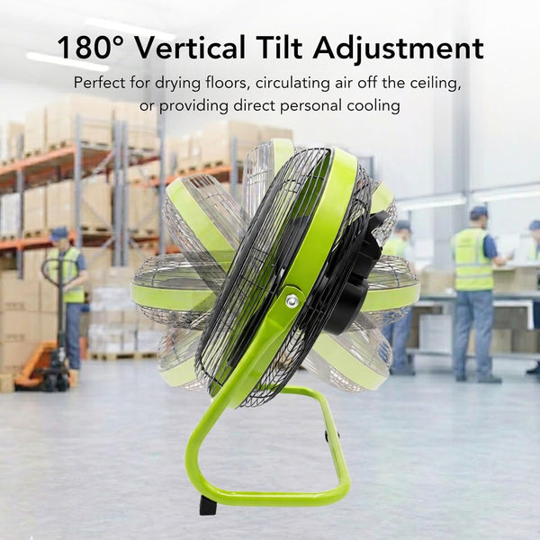 Comfort Zone 18-Inch High-Velocity Industrial Floor Fan
