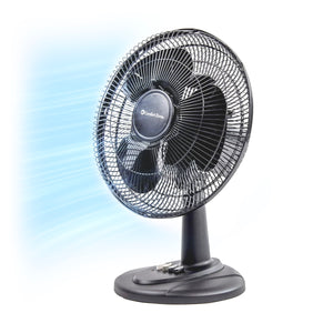 Comfort Zone 16" 3-Speed Oscillating Table Fan with Adjustable Tilt