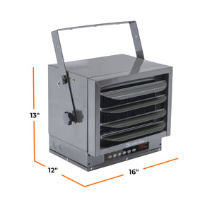 Comfort Zone Digital Fan-Forced 6,000-Watt Ceiling Mount Heater with Remote