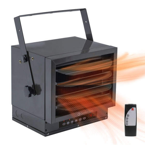 Comfort Zone 7,500W Digital Ceiling Mounted Space Heater with Remote, 240v