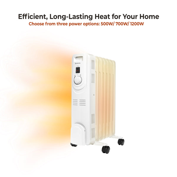 Comfort Zone 1,200-Watt Oil-Filled Radiator Heater