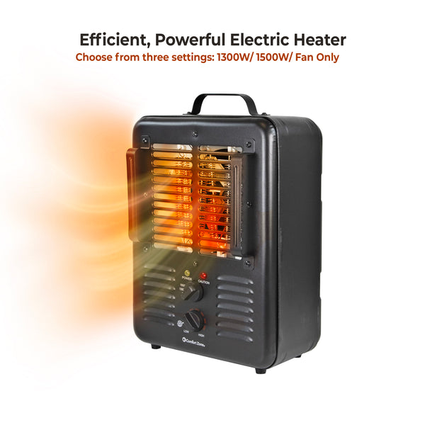Comfort Zone 3-Prong Utility Milkhouse Heater