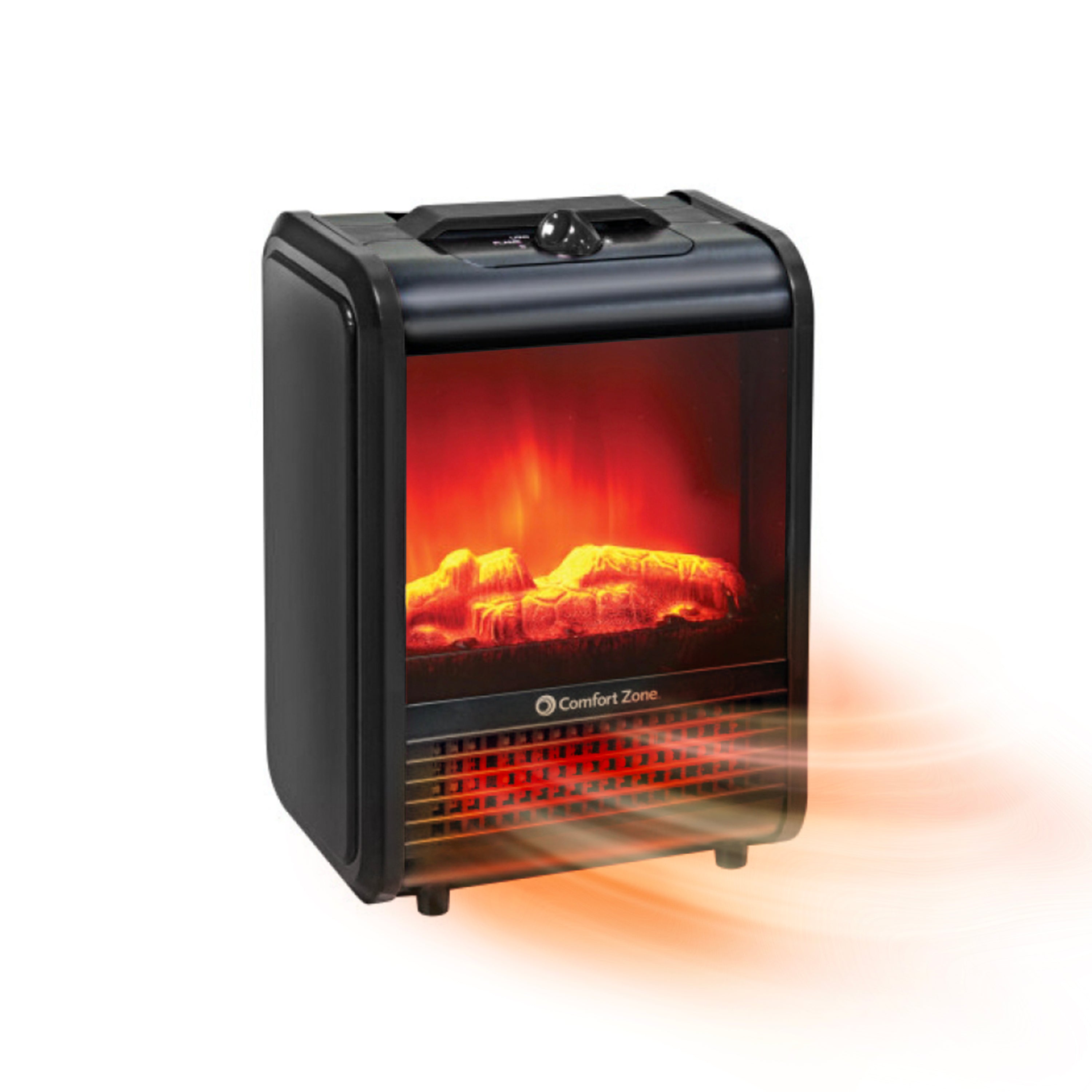 Comfort Zone Ceramic Fireplace Heater - Thumbnail 3