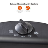 Comfort Zone Oscillating Electric Halogen Radiant Heater