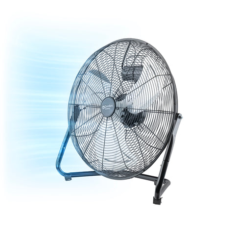 Comfort Zone 20" 3-Speed Floor Fan with 360-Degree Adjustable Tilt