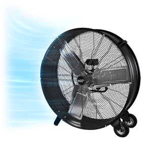Comfort Zone 30" 2-Speed High Velocity Utility Drum Fan