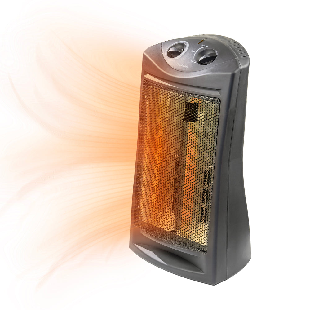 Comfort Zone Fan-Assisted Tower Radiant Quartz Heater