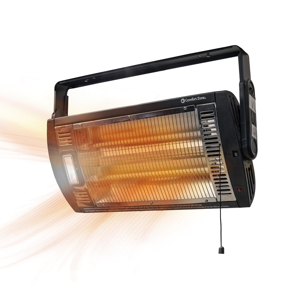 Comfort Zone 1500-Watt Ceiling-Mounted Radiant Quartz Heater
