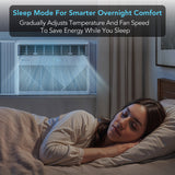Comfort Zone 12,000-BTU Window-Mounted Smart Wi-Fi Room Air Conditioner with Remote Control