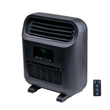 Comfort Zone Slim Line Wall Mount Electric Space Heater with Stand and Remote Control
