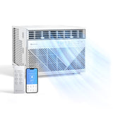 Comfort Zone 10,000-BTU Window-Mounted Smart Wi-Fi Room Air Conditioner with Remote Control