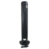 Comfort Zone 42" 4-Speed Oscillating Tower Fan with Remote in Black
