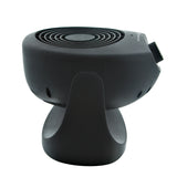 House Fan and Portable Space Heater Combo, Black