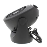 House Fan and Portable Space Heater Combo, Black