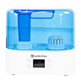 Comfort Zone Digital Ultrasonic Humidifier with Aromatherapy in White