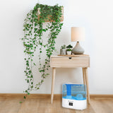 Comfort Zone Digital Ultrasonic Humidifier with Aromatherapy in White
