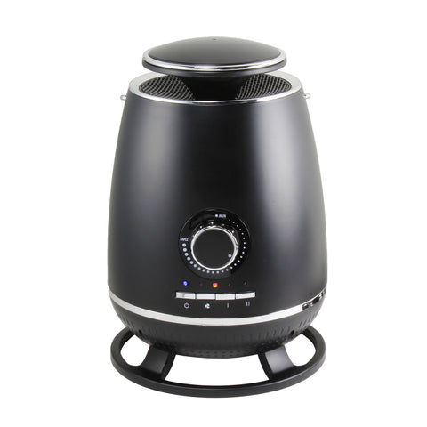 Comfort Zone 360° Ceramic Heater in Black