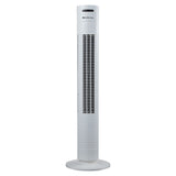 Comfort Zone 31" 3-Speed Oscillating Tower Fan in White