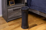 Comfort Zone Energy Save Ceramic Tower Heater in Black