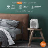 Comfort Zone Energy Save Fan-Forced Heater in White