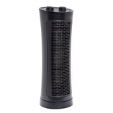 Comfort Zone Ceramic Hourglass Oscillating Heater with Adjustable Thermostat in Black
