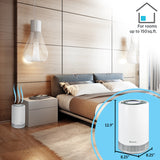 Comfort Zone Air Purifier with WiFi Control in White