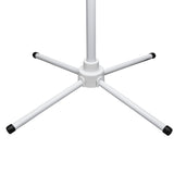 Comfort Zone 3-Speed 16" Oscillating Pedestal Fan in White