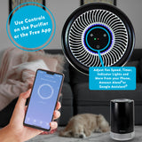 Comfort Zone HEPA Air Purifier with WiFi Control in Black