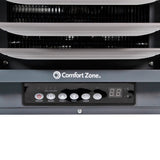 Comfort Zone Digital Fan-Forced 6,000-Watt Ceiling Mount Heater with Remote in Silver