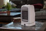Comfort Zone Energy Save Oscillating Ceramic Heater in White