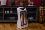 Comfort Zone Energy Save Radiant Quartz Heater in White