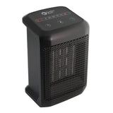 Comfort Zone Energy Save Ceramic Heater with Thermostat in Black