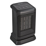 Comfort Zone Energy Save Oscillating Ceramic Electronic Space Heater in Black