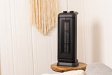 Comfort Zone Ceramic Tower 1500-Watt Oscillating Indoor Space Heater with Adjustable Thermostat