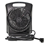 Comfort Zone Energy Save Fan-Forced Space Heater in Black