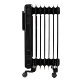 Comfort Zone Oil-Filled Digital Radiator Heater in Black