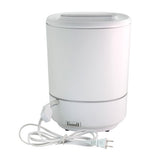 Comfort Zone 1.2 Gallon Ultrasonic Humidifier with UVC Light Disinfect in White