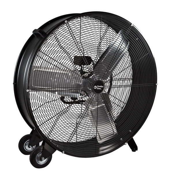 Comfort Zone 30" 2-Speed High Velocity Utility Drum Fan