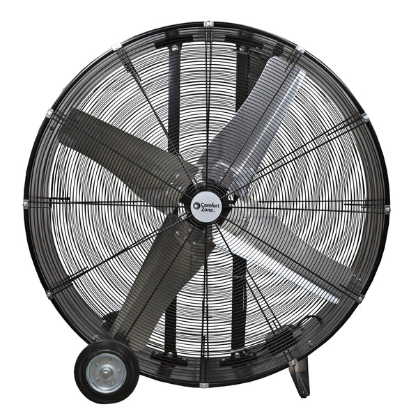 Comfort Zone 42" 3-Speed High Velocity Industrial Drum Fan