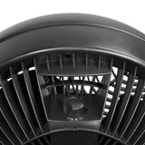 Comfort Zone 10" 3-Speed High-Velocity Turbo Table Fan in Black