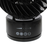 Comfort Zone 6" 3-Speed Globe Fan with Remote in Black