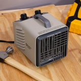Comfort Zone Compact Utility Heater in Grey