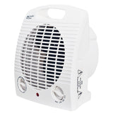 Comfort Zone Fan-Forced Portable Heater with Thermostat in White