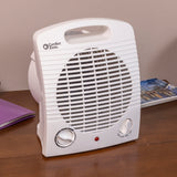 Comfort Zone Fan-Forced Portable Heater with Thermostat in White