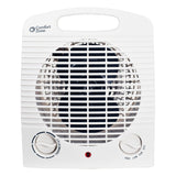 Comfort Zone Fan-Forced Portable Heater with Thermostat in White