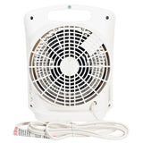 Comfort Zone Fan-Forced Portable Heater with Thermostat in White