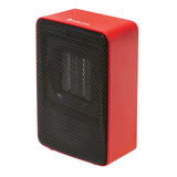 Comfort Zone 7" Fan Forced Personal Ceramic Heater in Red
