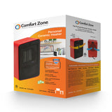Comfort Zone 7" Fan Forced Personal Ceramic Heater in Red
